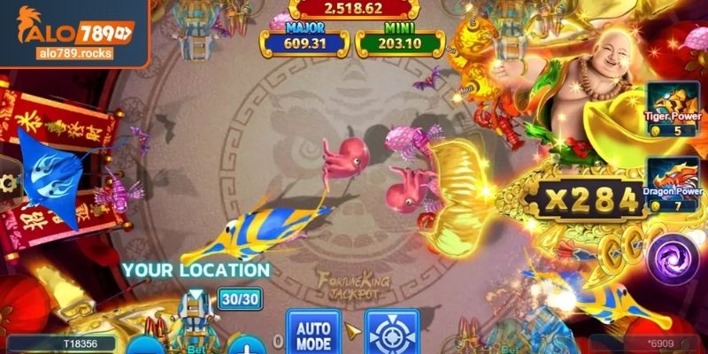 Fortune King Jackpot ALO789 Thế Giới Bắn Cá Đỉnh Cao 2025 2 Tính năng đặc biệt Fortune King Jackpot ALO789
