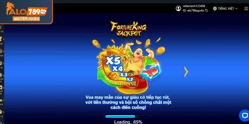 Fortune King Jackpot ALO789 Thế Giới Bắn Cá Đỉnh Cao 2025 1 Tổng quan về Fortune King Jackpot ALO789