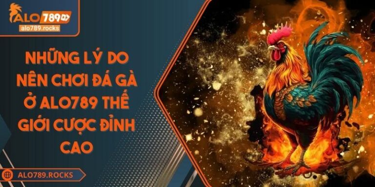 Những Lý Do Nên Chơi Đá Gà Ở ALO789 Thế Giới Cược Đỉnh Cao
